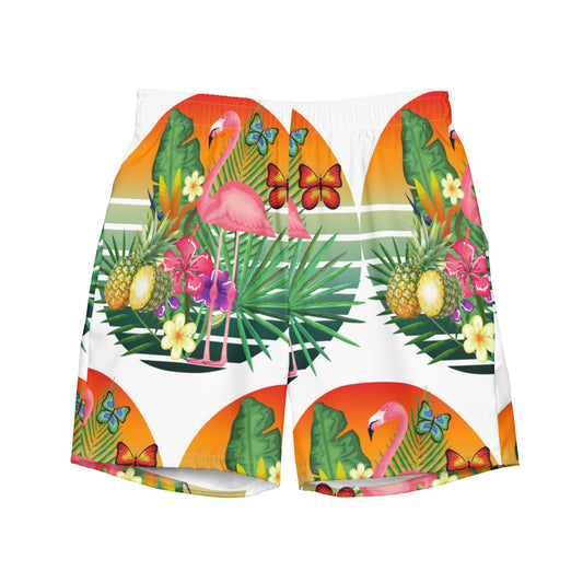 Tropical swim trunks