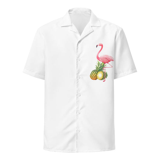 Tropical Unisex button shirt (1)