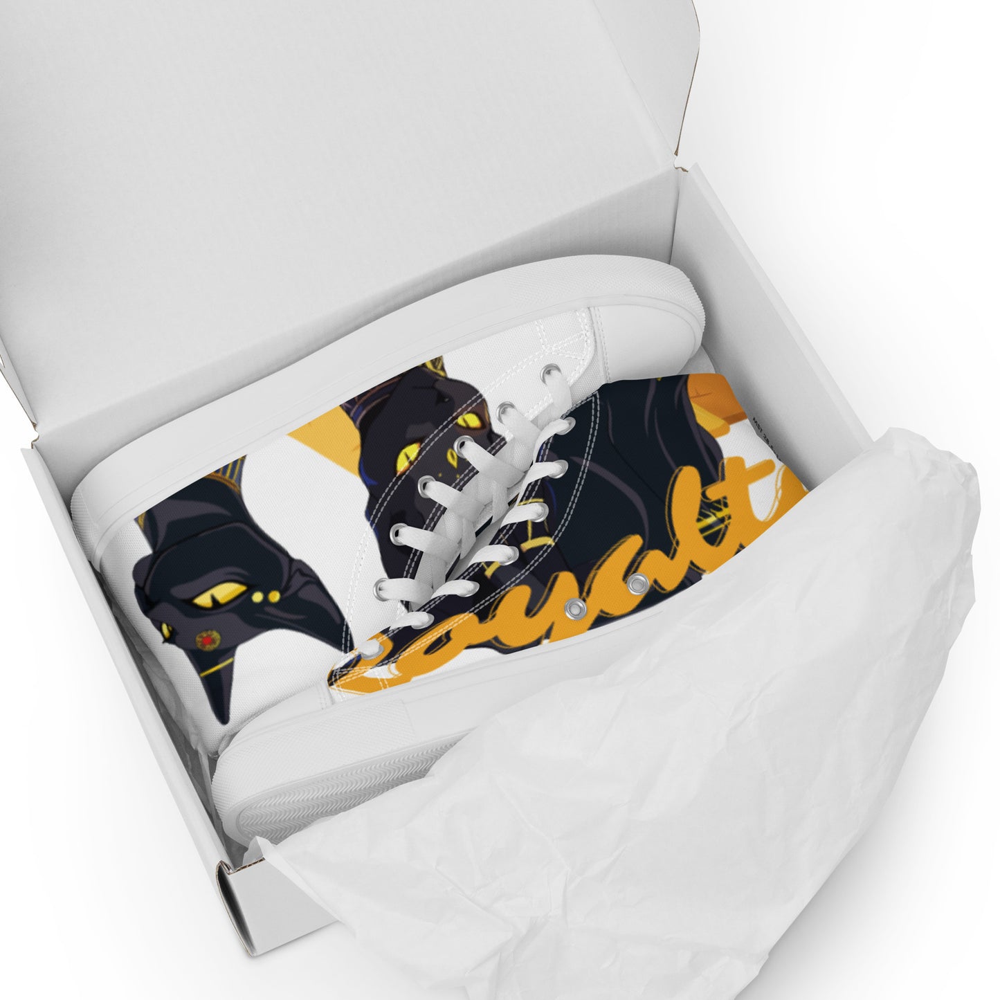 Bastet Men’s high top canvas shoes