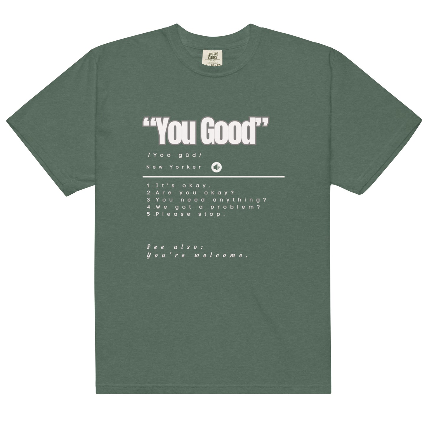 You Good Unisex Tee White