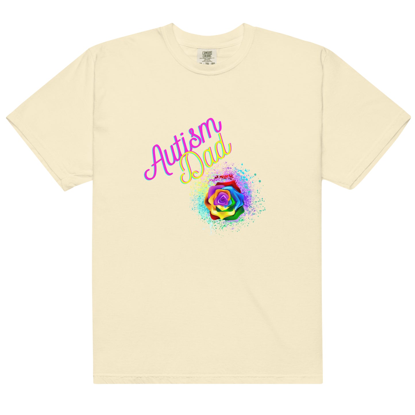 Autism Rose Dad Tee