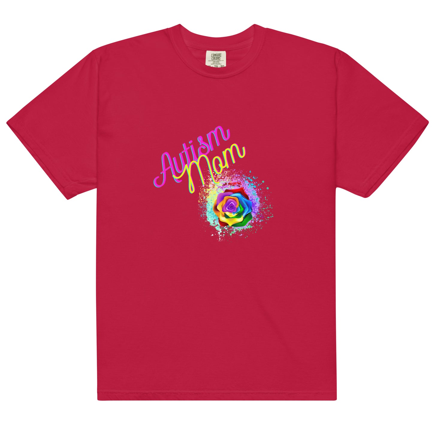 Autism Rose Mom Tee