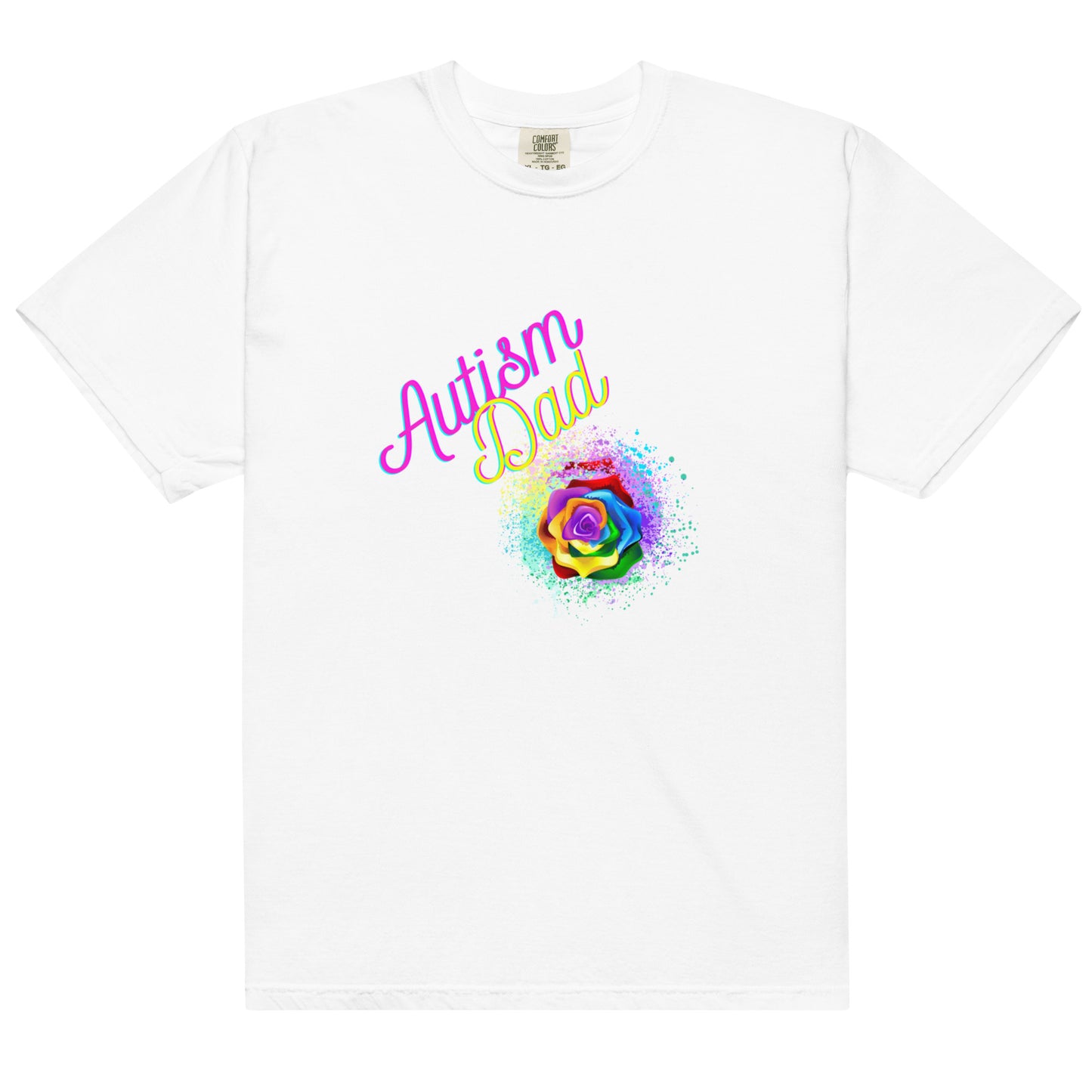 Autism Rose Dad Tee