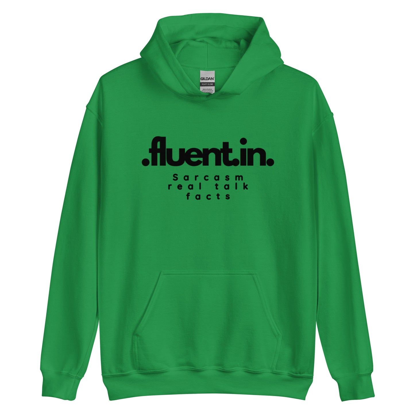 Fluent Unisex Hoodie (Black)