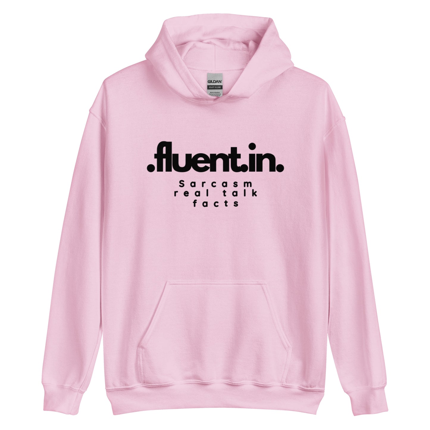 Fluent Unisex Hoodie (Black)