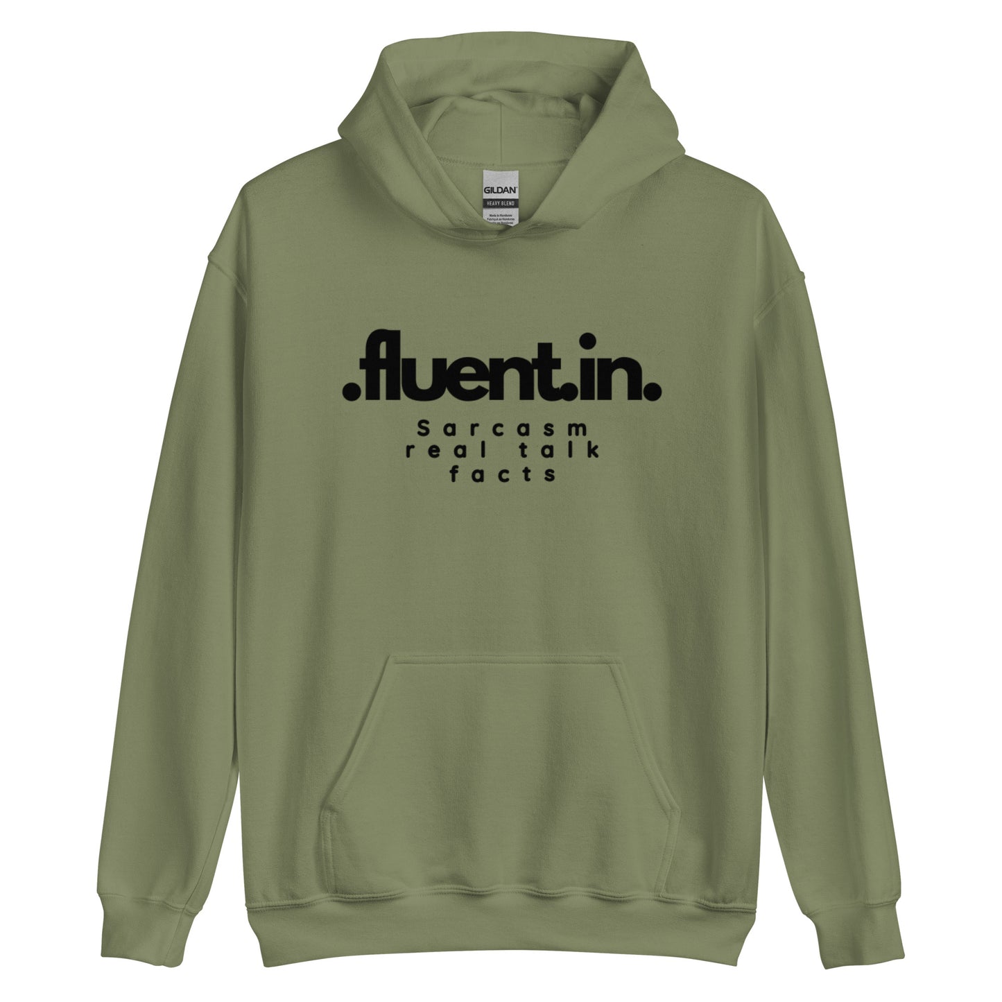 Fluent Unisex Hoodie (Black)