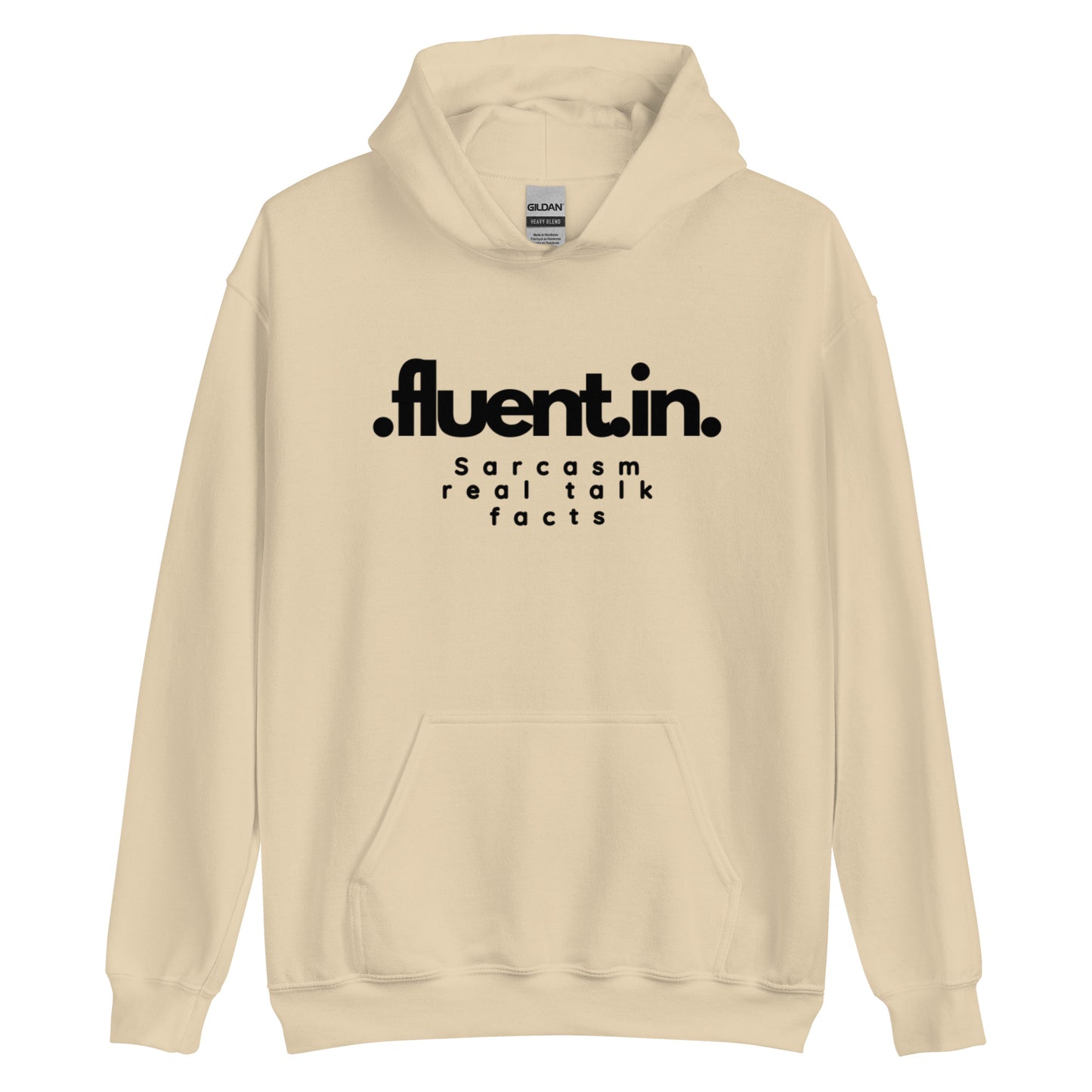 Fluent Unisex Hoodie (Black)