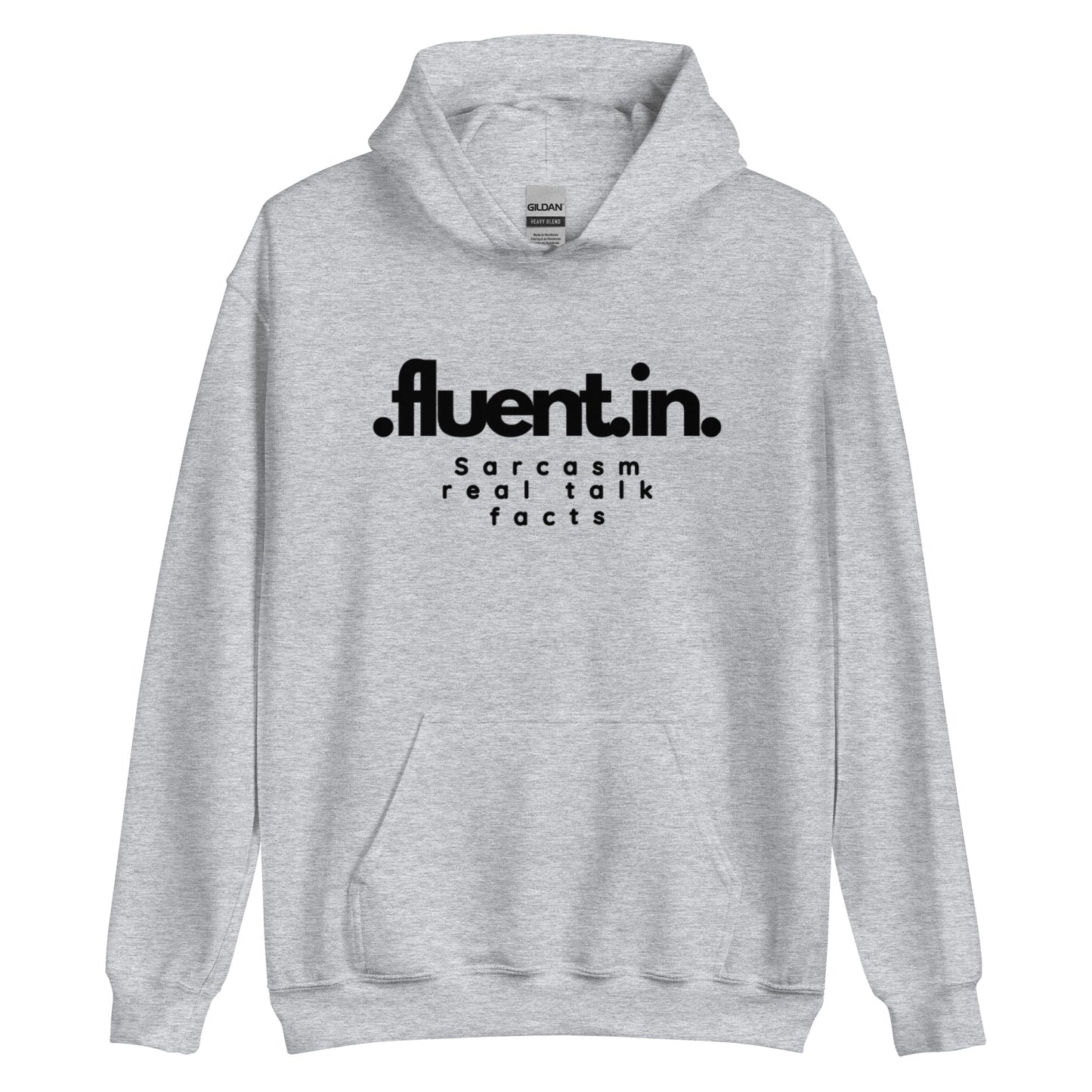 Fluent Unisex Hoodie (Black)