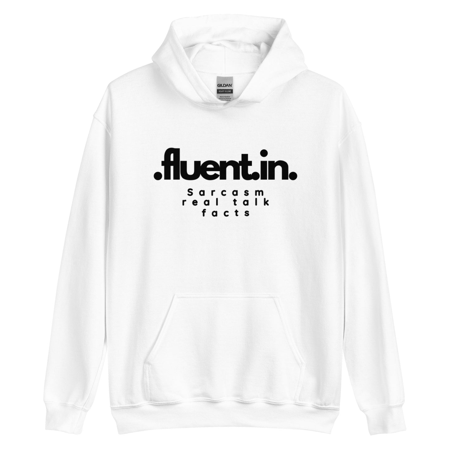 Fluent Unisex Hoodie (Black)