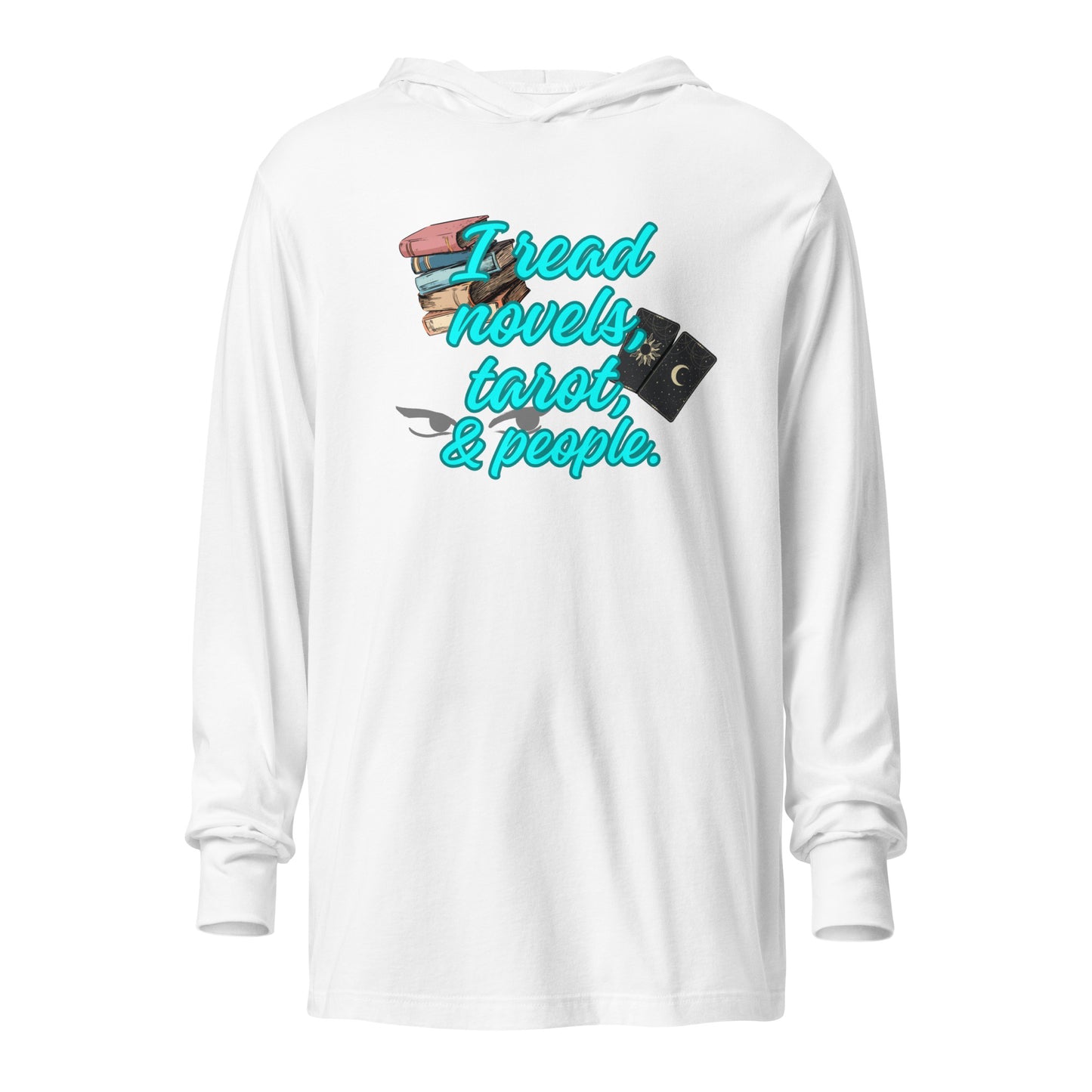 Reader Hooded long-sleeve tee