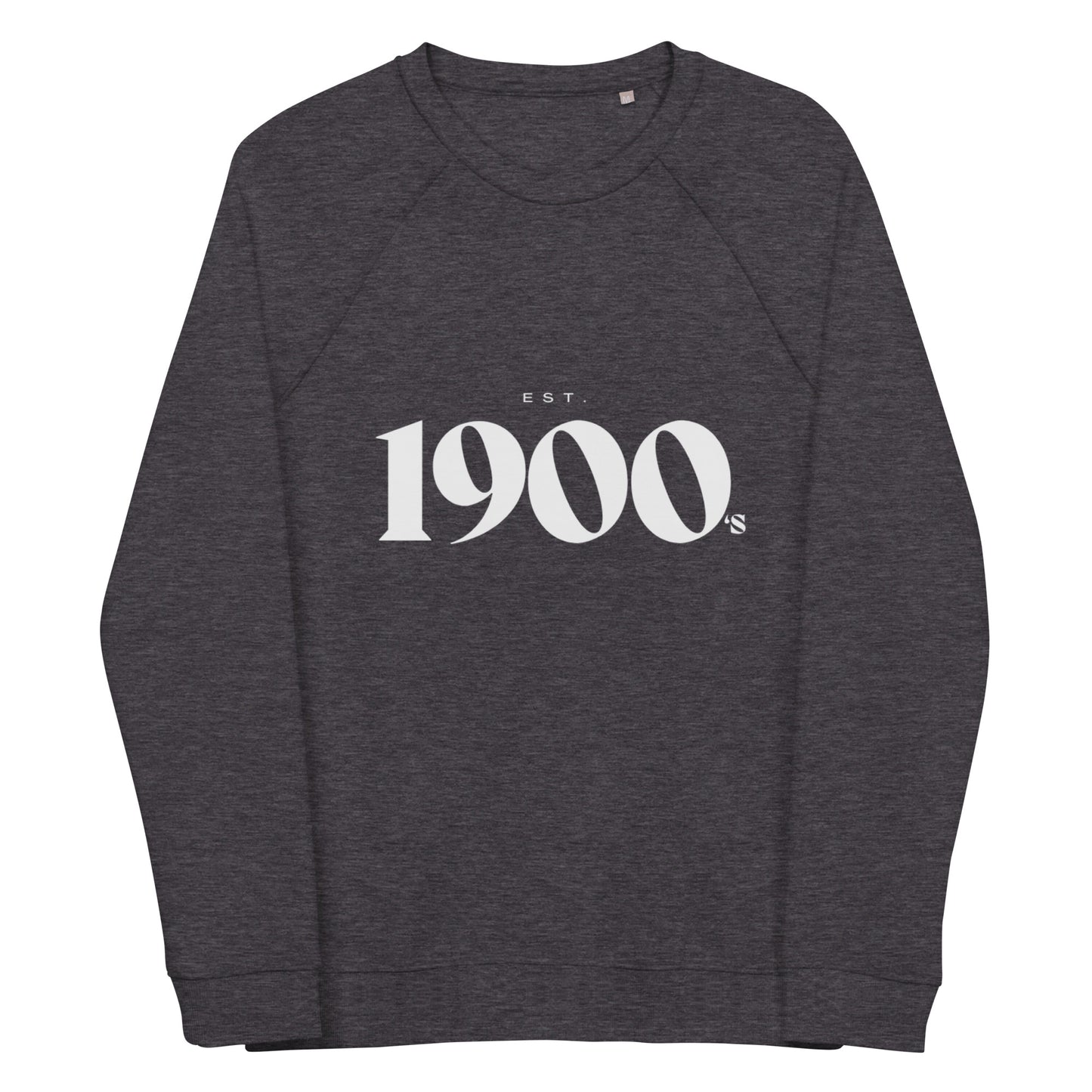 1900s Unisex fleece sweatshirt (white)