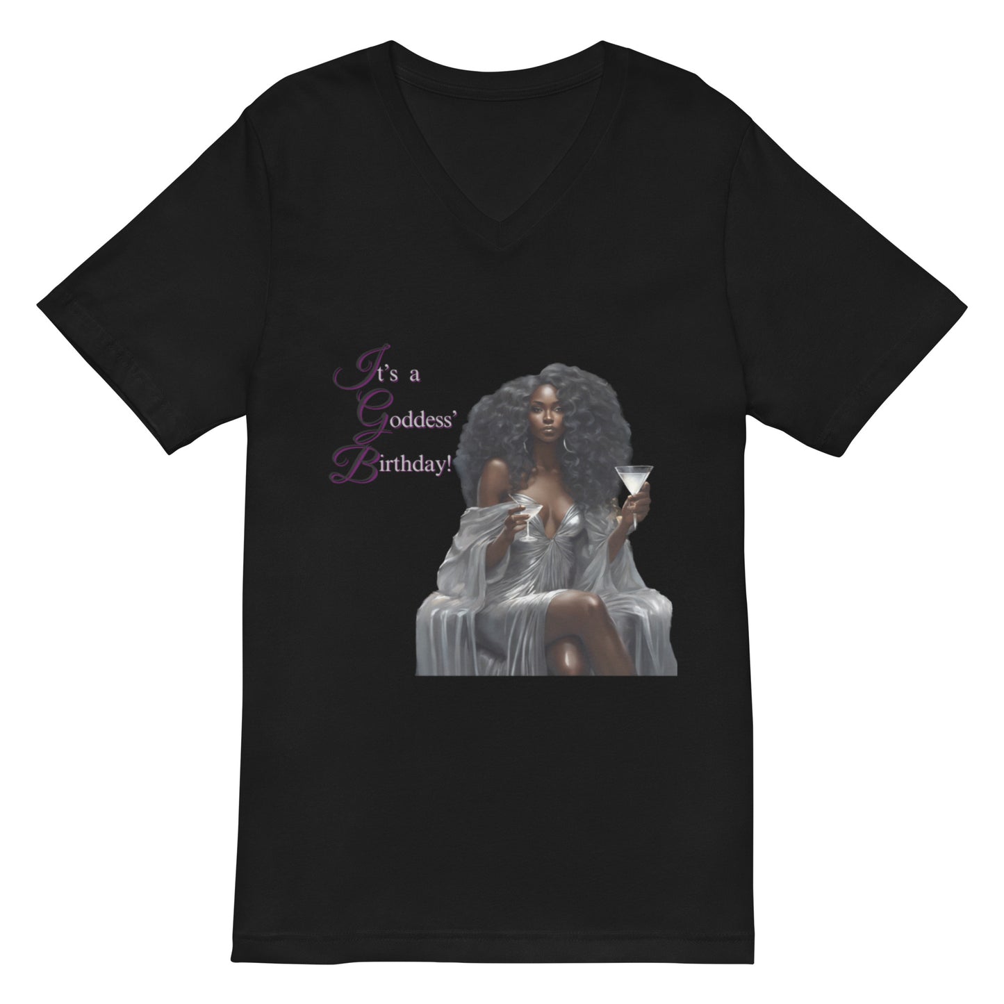 Goddess BDay V-Neck Tee