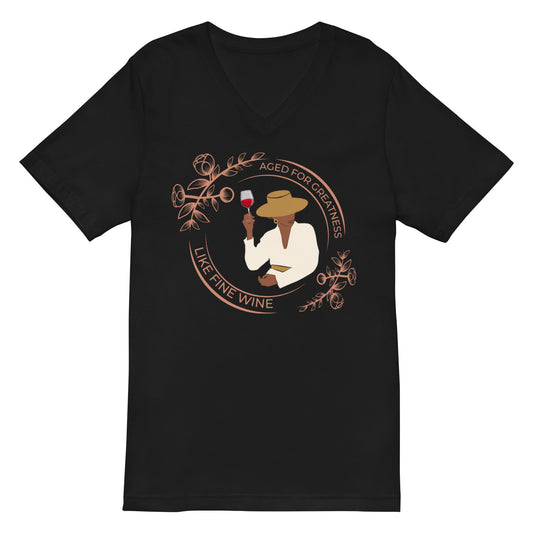 Fine Wine V-neck Tee