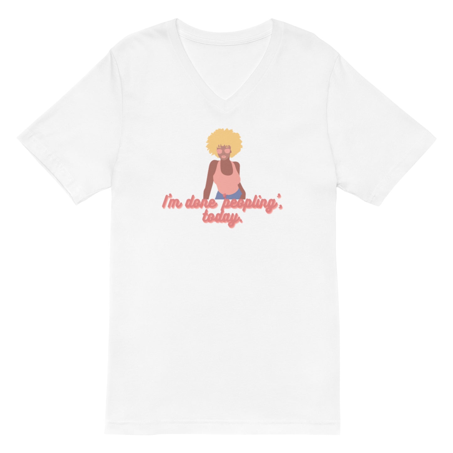 Peopling V-Neck Tee
