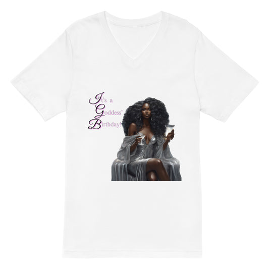 Goddess BDay V-Neck Tee