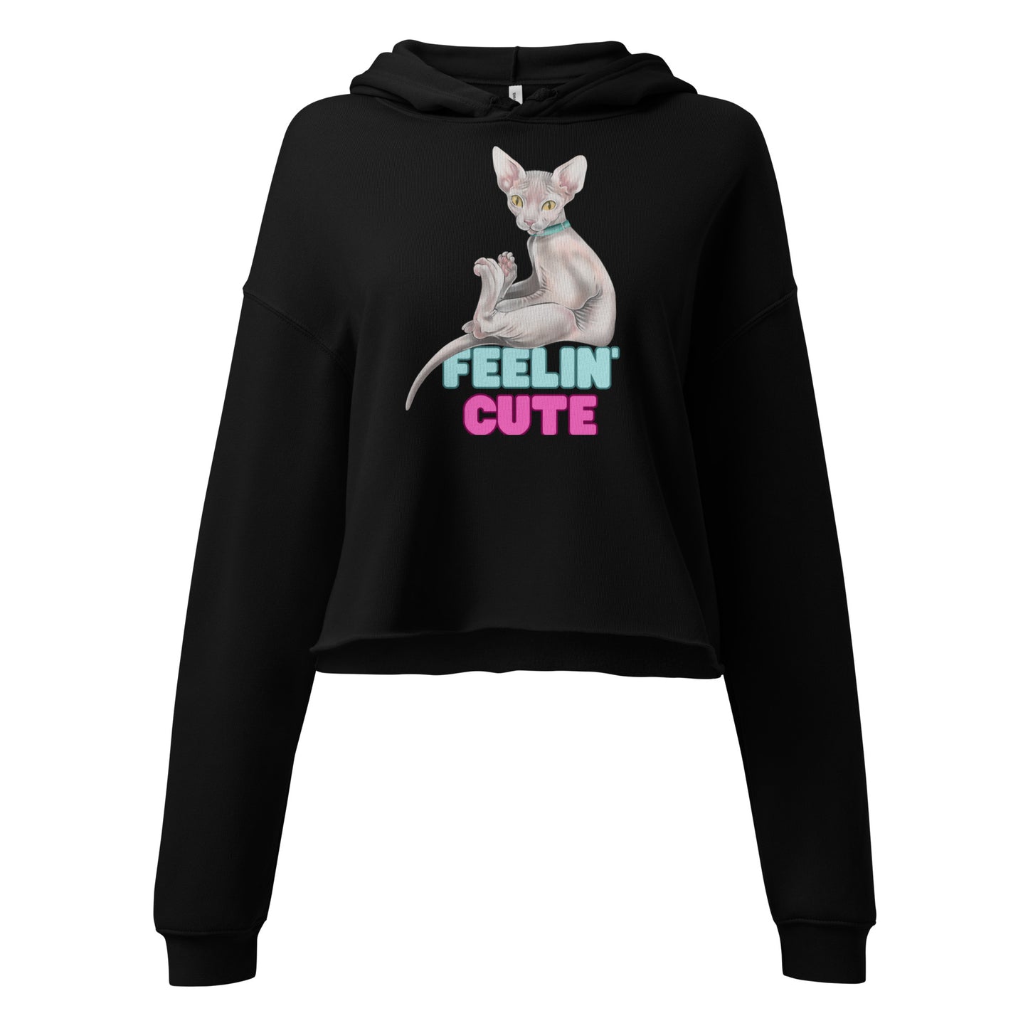 Feelin Cute Crop Hoodie