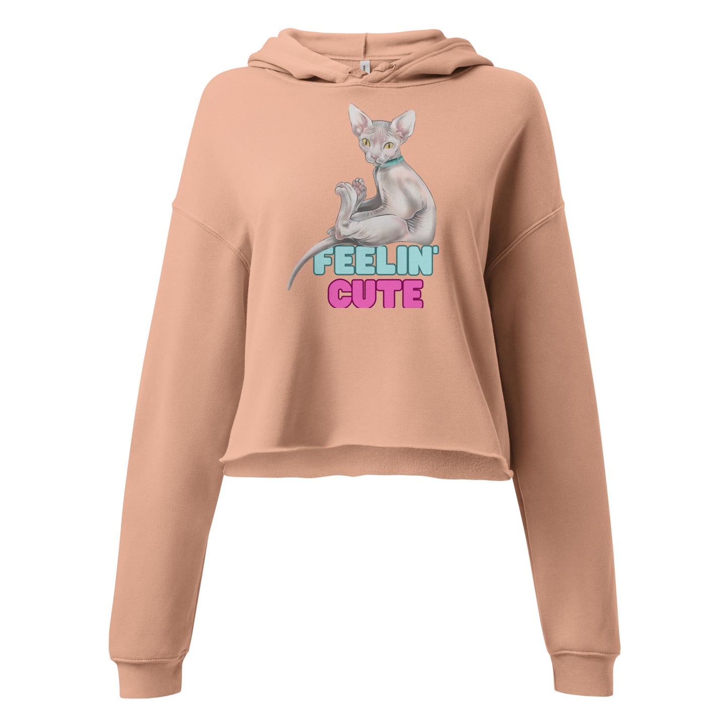 Feelin Cute Crop Hoodie