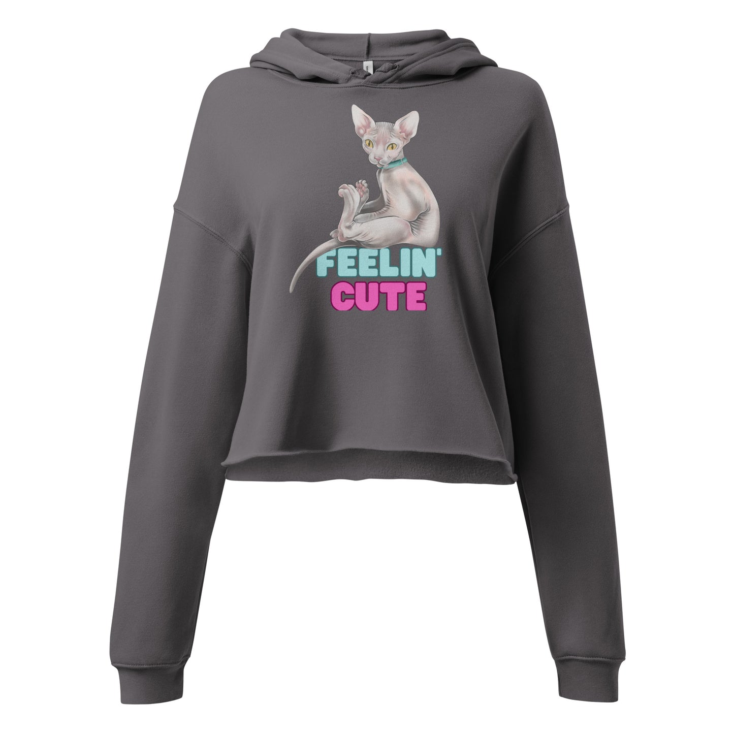 Feelin Cute Crop Hoodie