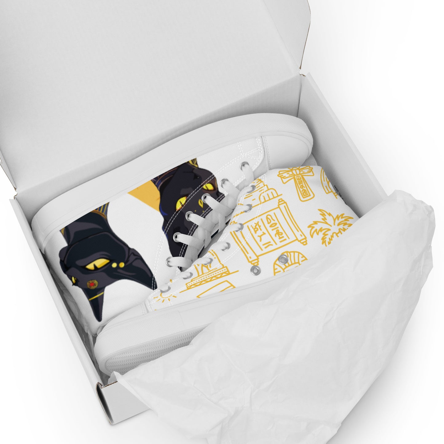 Bastet Women’s high top canvas shoes