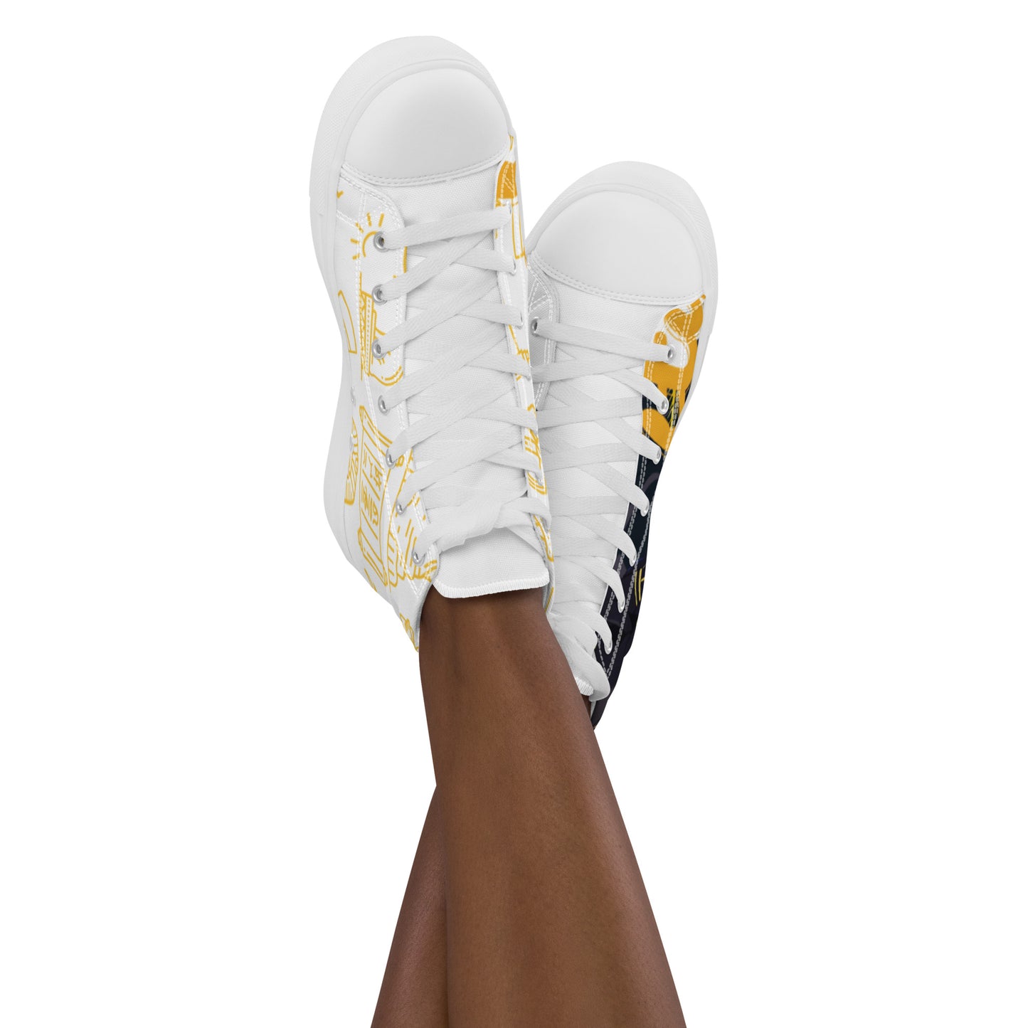 Bastet Women’s high top canvas shoes