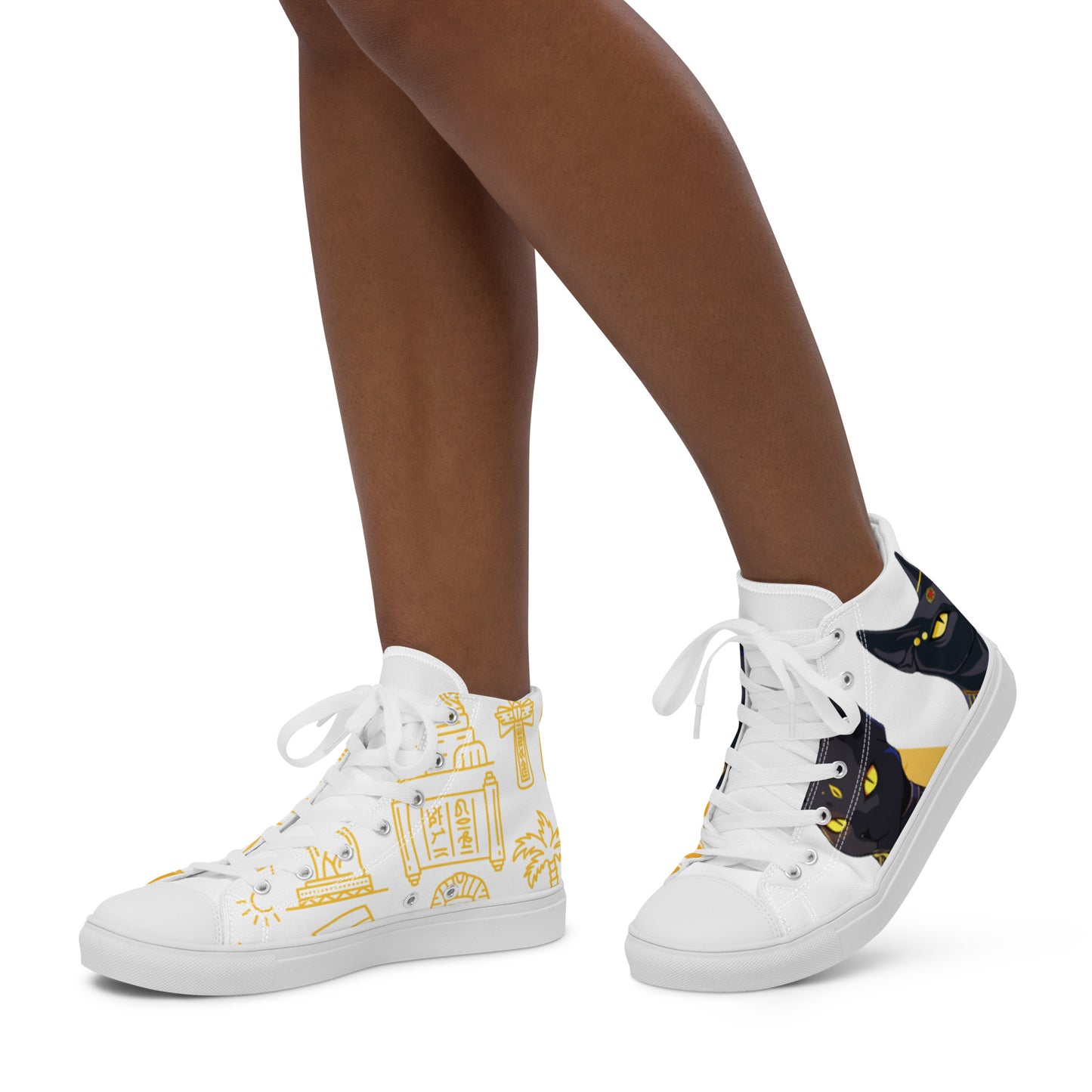 Bastet Women’s high top canvas shoes