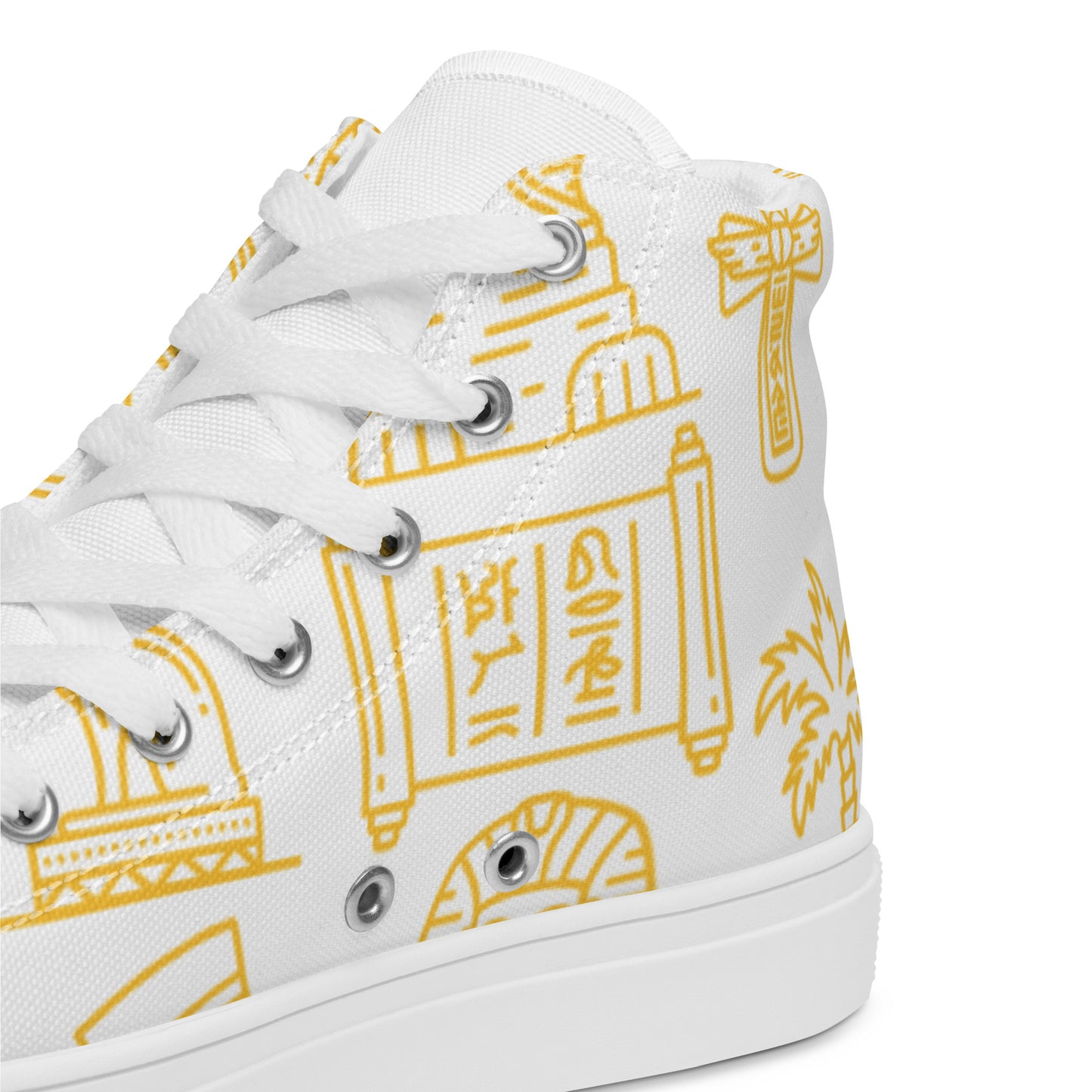 Bastet Women’s high top canvas shoes